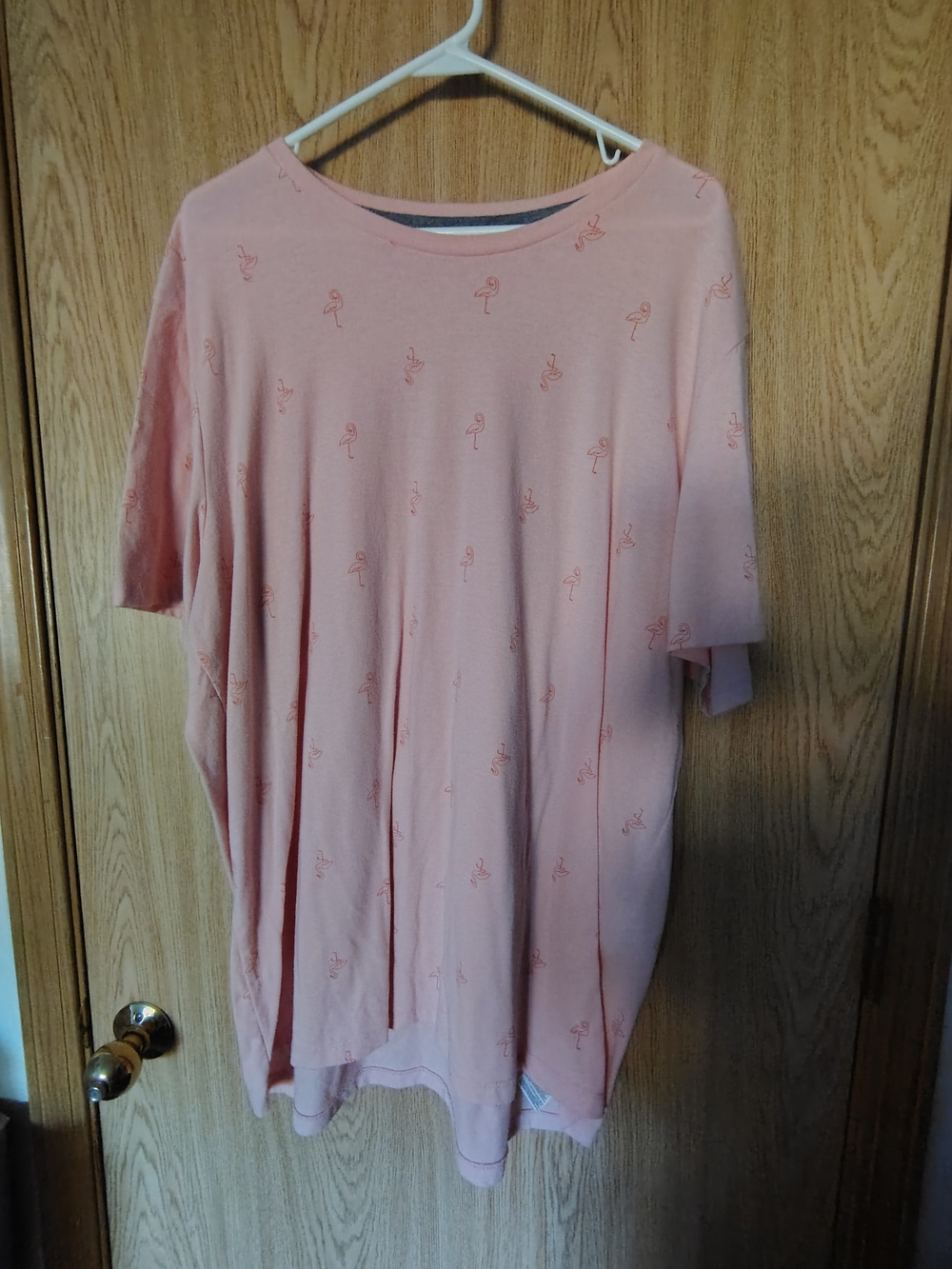 XXL Old Navy Pink Short Sleeve Tee with Flamingo Motif